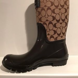 Coach rain boots